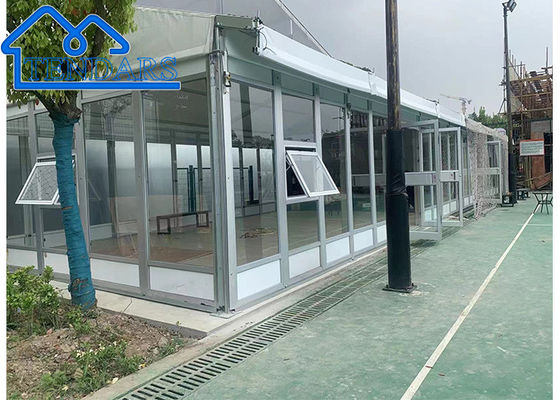 Купить 6061/T6 Алюминий 12x15м Тяжелая палатка маркиза Палатка огнеупорная навес Быстрая сборка для наружных мест Производство в сети
