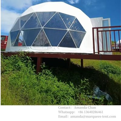 Купить Внешний водонепроницаемый на заказ Luxury Hotel Dome Glamping Tent Resort Tensile с мембраной PVDF online manufacture