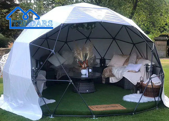 Специализированные палатки Geo Dome Коммерческая открытая семейная палатка Glamping с круглой дверью