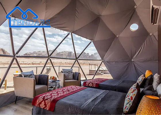 Новый дизайн отеля Поликарбонатный купол Глампинг шатер Модульный Prefab ПК Кристальный пузырь Купол Дом для курорта