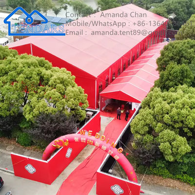 Большая наружная пользовательская алюминиевая рама Свадебная выставка Церковь Маркиз Палатка События Структура навеса