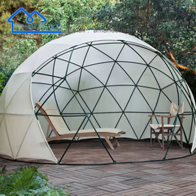 Звездный взгляд Маленький ПВХ геодезический купольный шатер Luxury Glamping Hotel Dome Tent Для кемпинга