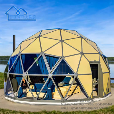 Водостойкие Геодезические гостиничные купольные палатки Luxury Glamping Dome Tent Outdoor