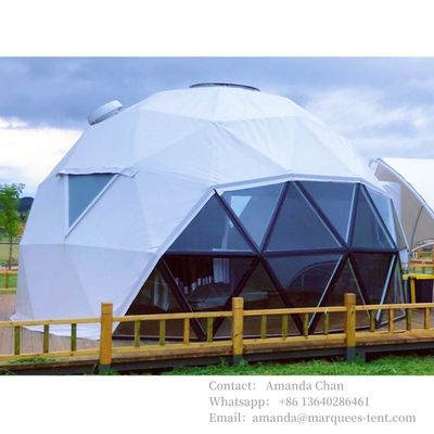 Водостойкий и огнестойкий отель Glamping Dome Tent Geodesic Camping House Resort For Outdoor Events