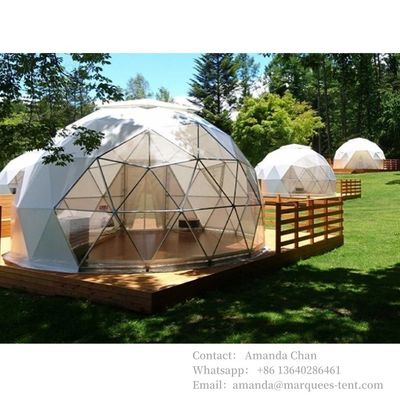 Наружная индивидуальная большая семейная гостиница Glamping водонепроницаемая и ветронепроницаемая купольная палатка